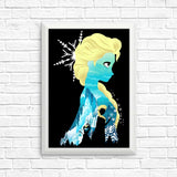 Ice Princess Silhouette - Posters & Prints
