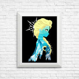 Ice Princess Silhouette - Posters & Prints
