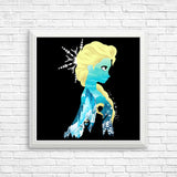 Ice Princess Silhouette - Posters & Prints