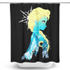 Ice Princess Silhouette - Shower Curtain