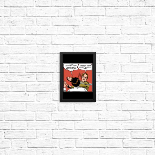 Identity Slap - Posters & Prints