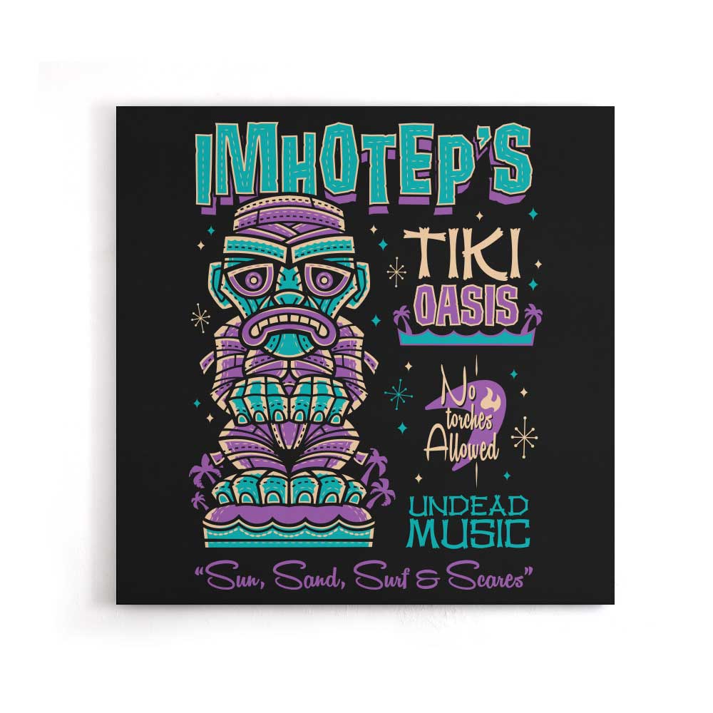 Imhotep Tiki - Canvas Print