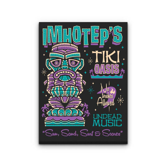 Imhotep Tiki - Canvas Print