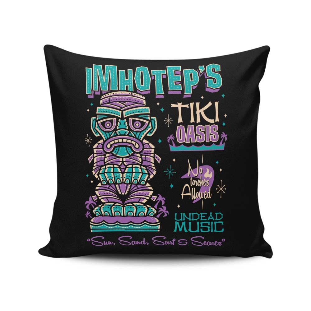 Imhotep Tiki - Throw Pillow