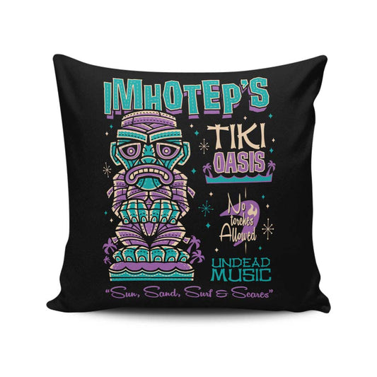 Imhotep Tiki - Throw Pillow