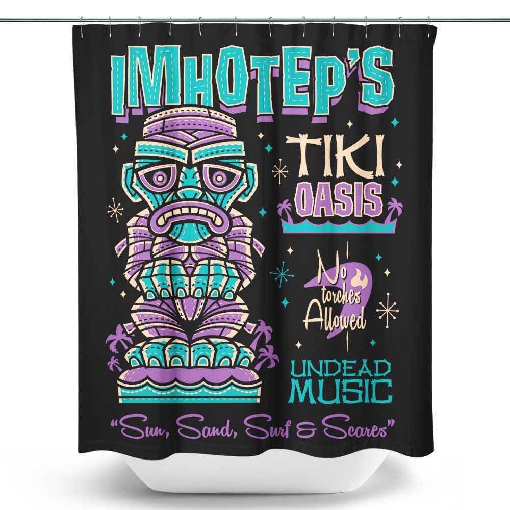 Imhotep Tiki - Shower Curtain
