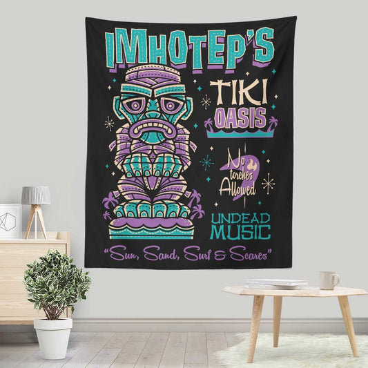 Imhotep Tiki - Wall Tapestry