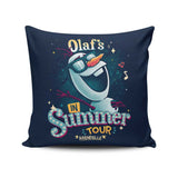 In Summer Tour - Throw Pillow