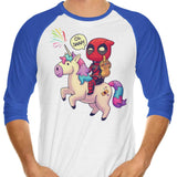 Infinity Chimichanga - 3/4 Sleeve Raglan T-Shirt