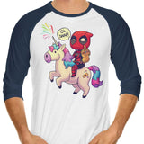 Infinity Chimichanga - 3/4 Sleeve Raglan T-Shirt