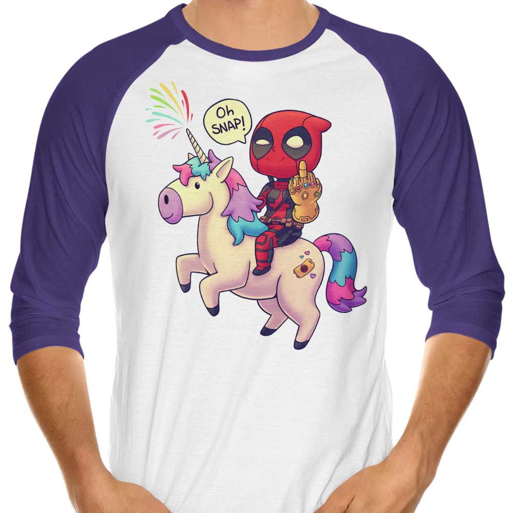 Infinity Chimichanga - 3/4 Sleeve Raglan T-Shirt