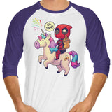 Infinity Chimichanga - 3/4 Sleeve Raglan T-Shirt