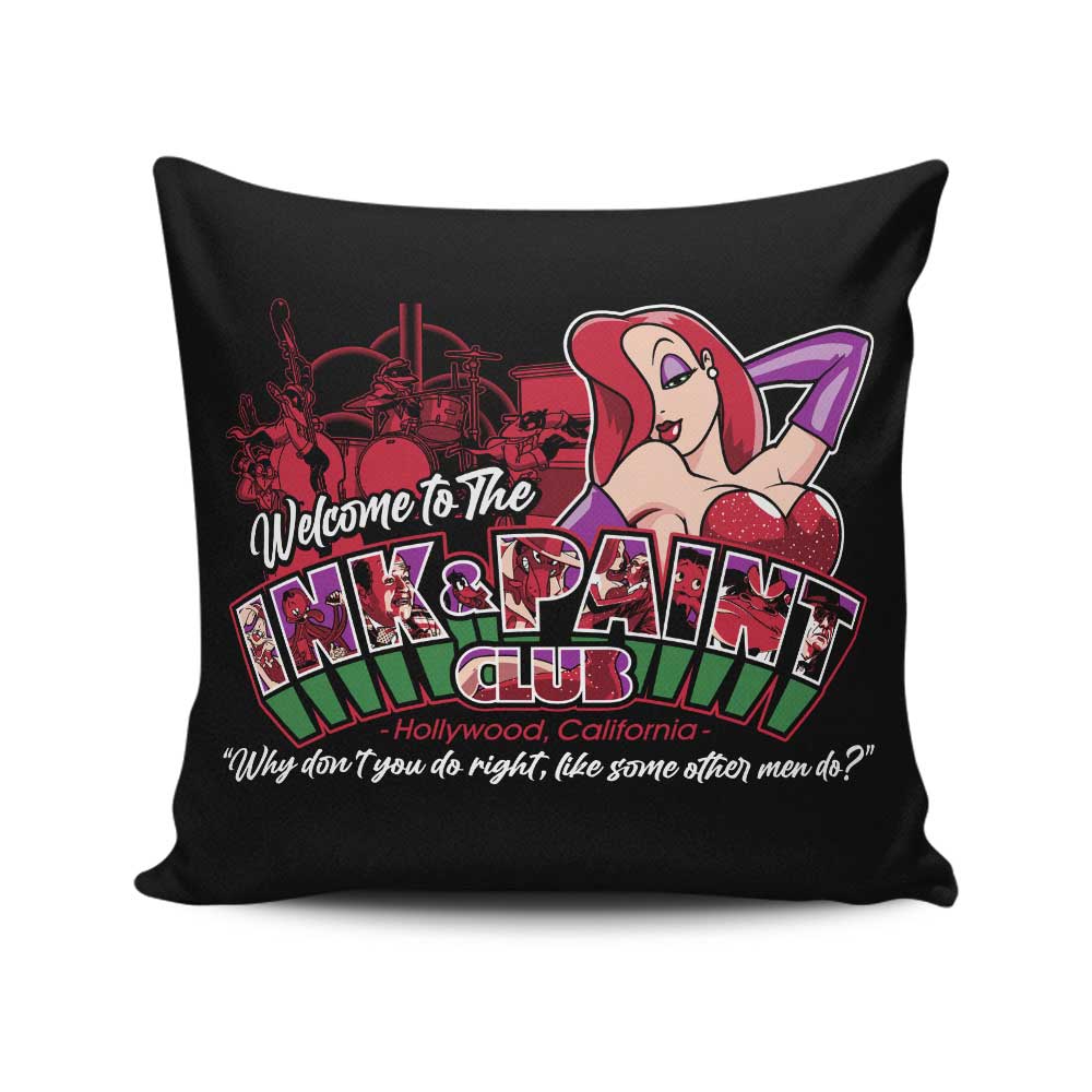 Ink and Paint Club - Throw Pillow – Once Upon a Tee