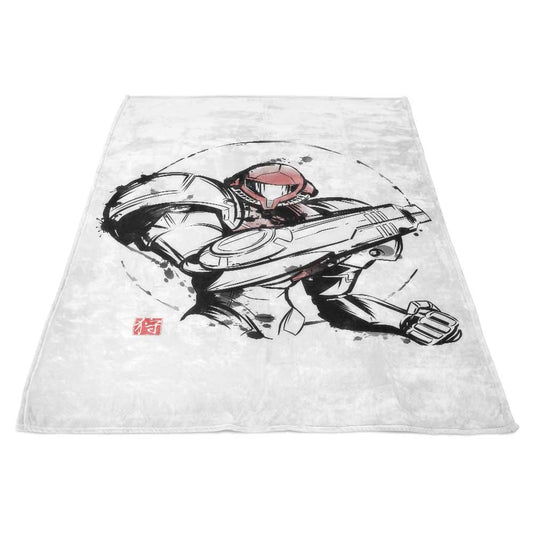Ink Power Suit - Fleece Blanket