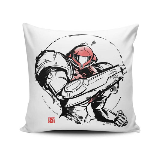 Ink Power Suit - Throw Pillow