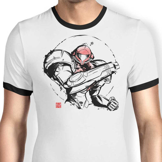 Ink Power Suit - Ringer T-Shirt