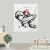 Ink Power Suit - Wall Tapestry