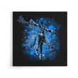 Inked Aqua - Canvas Print