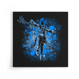 Inked Aqua - Canvas Print