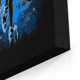Inked Aqua - Canvas Print