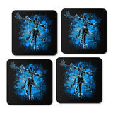 Inked Aqua - Coasters