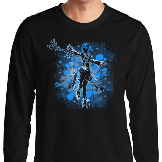 Inked Aqua - Long Sleeve T-Shirt