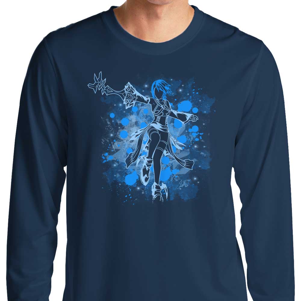 Inked Aqua - Long Sleeve T-Shirt