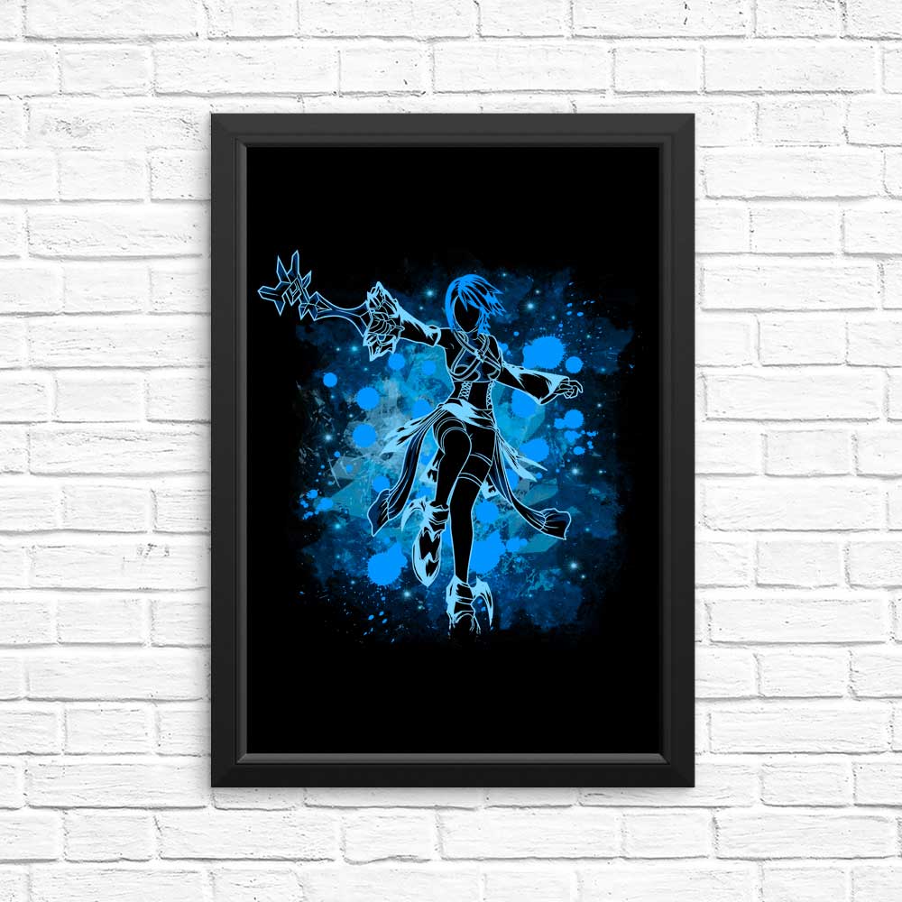 Inked Aqua - Posters & Prints