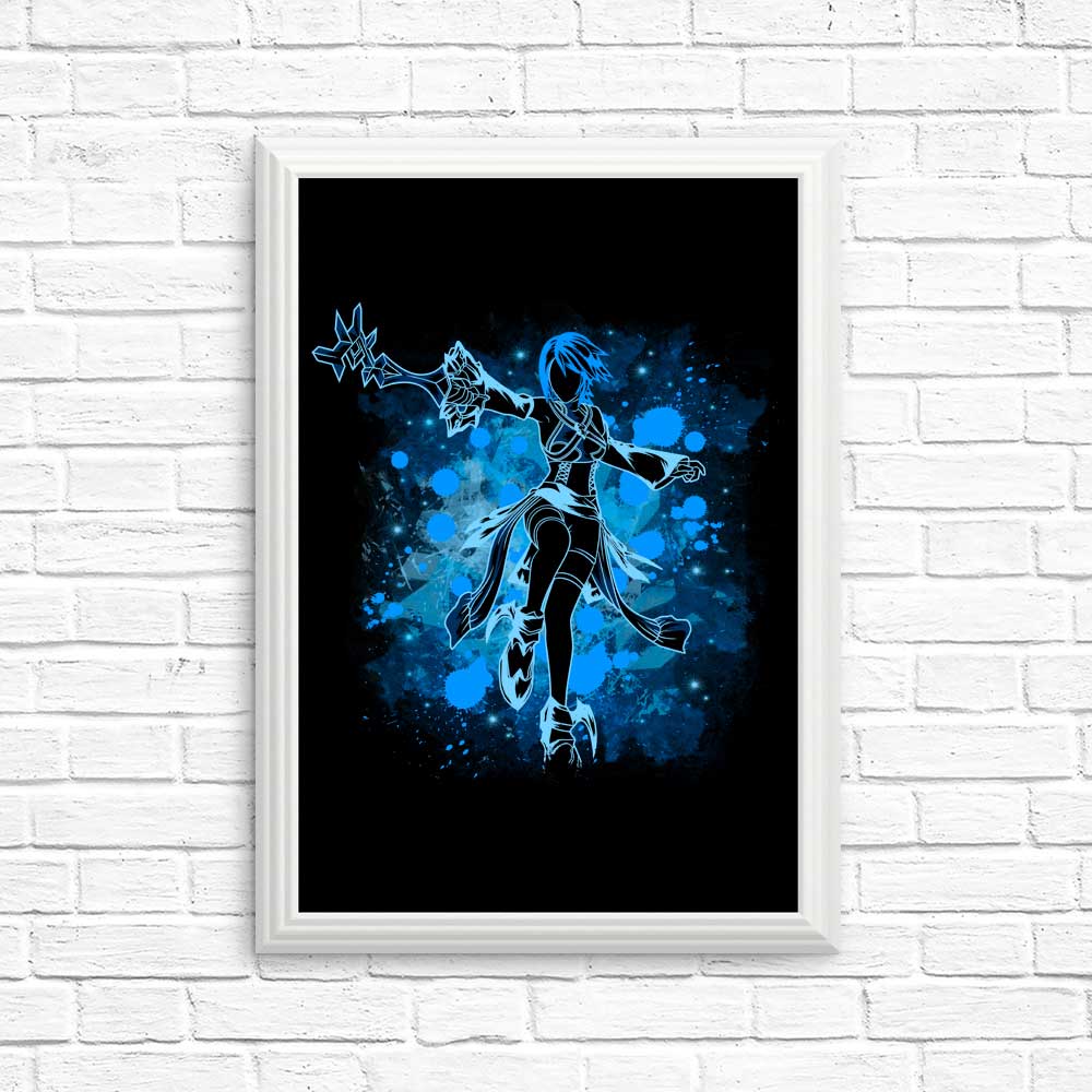 Inked Aqua - Posters & Prints
