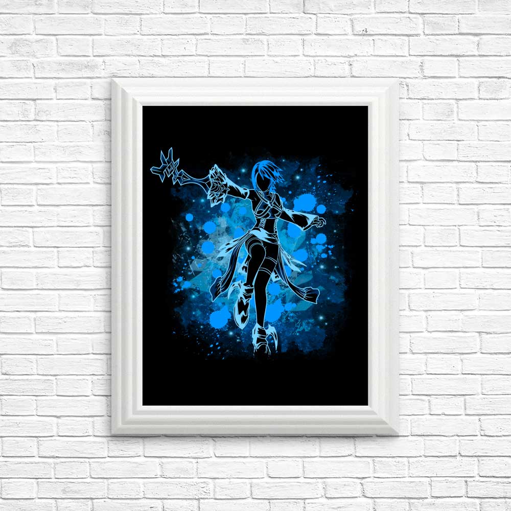 Inked Aqua - Posters & Prints