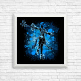 Inked Aqua - Posters & Prints