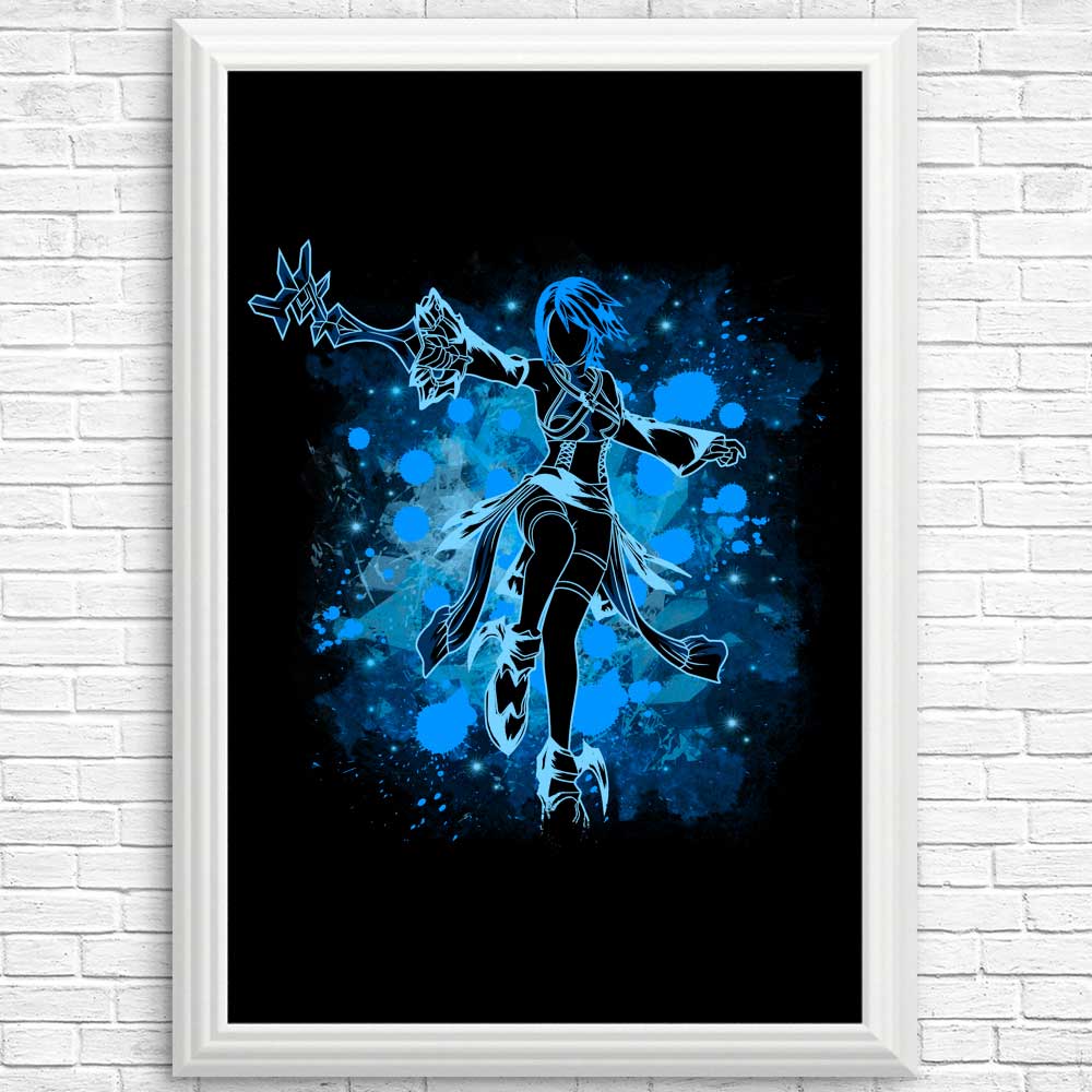 Inked Aqua - Posters & Prints