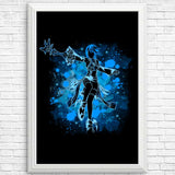 Inked Aqua - Posters & Prints