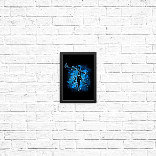 Inked Aqua - Posters & Prints