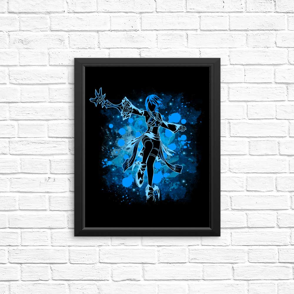 Inked Aqua - Posters & Prints