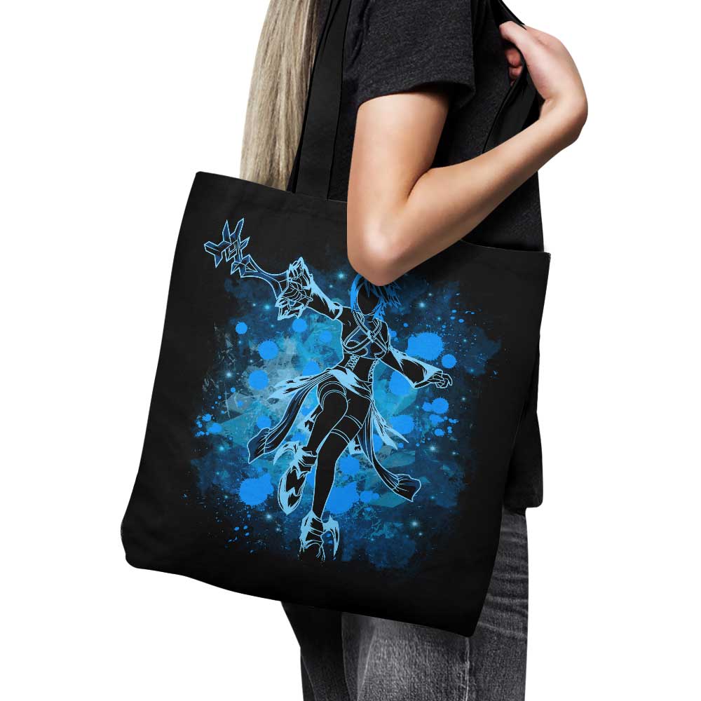Inked Aqua - Tote Bag