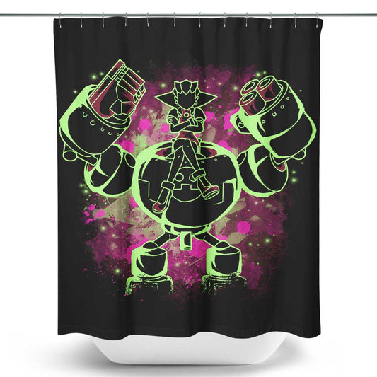 Inked Bonne - Shower Curtain