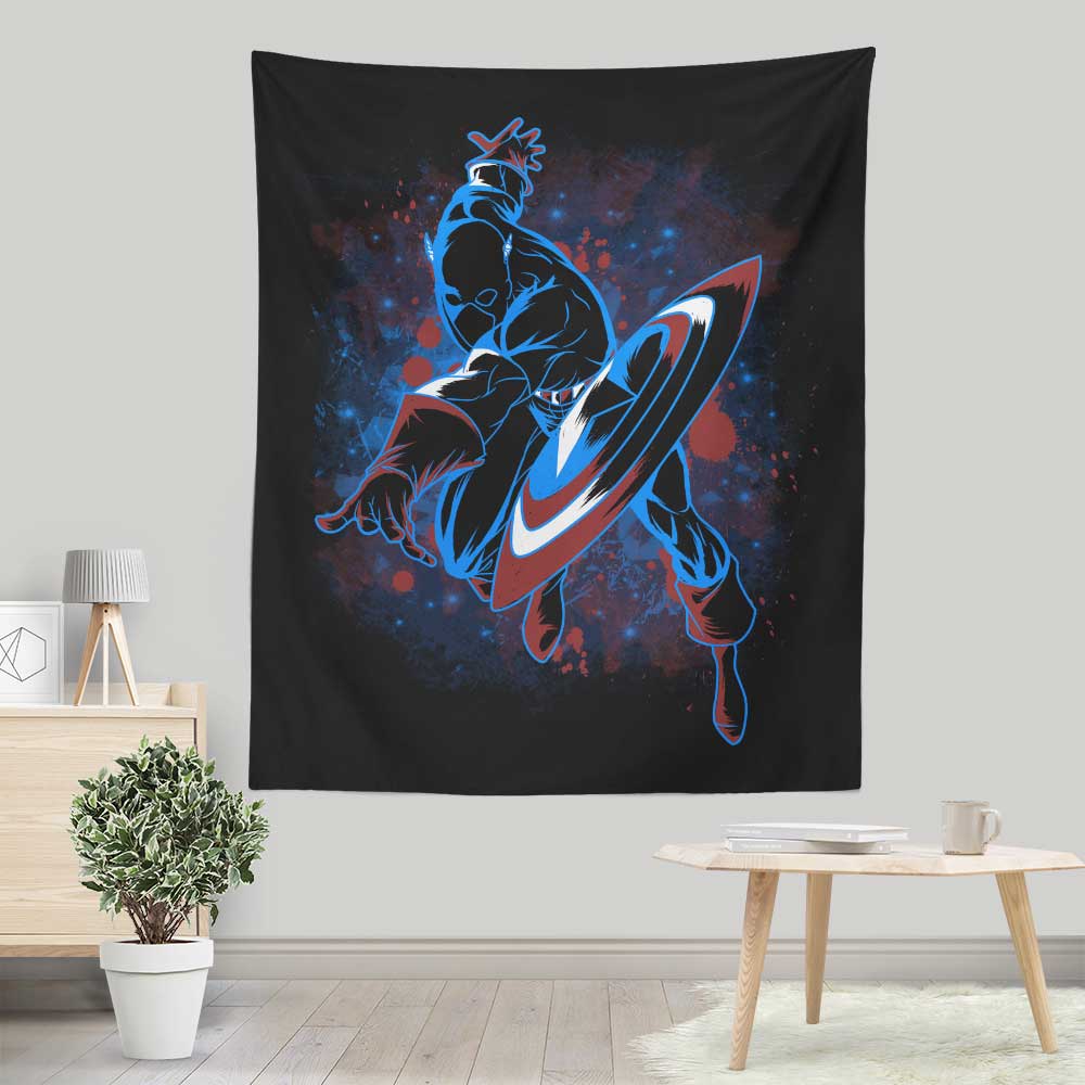 Inked Captain - Wall Tapestry