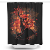 Inked Flurry - Shower Curtain