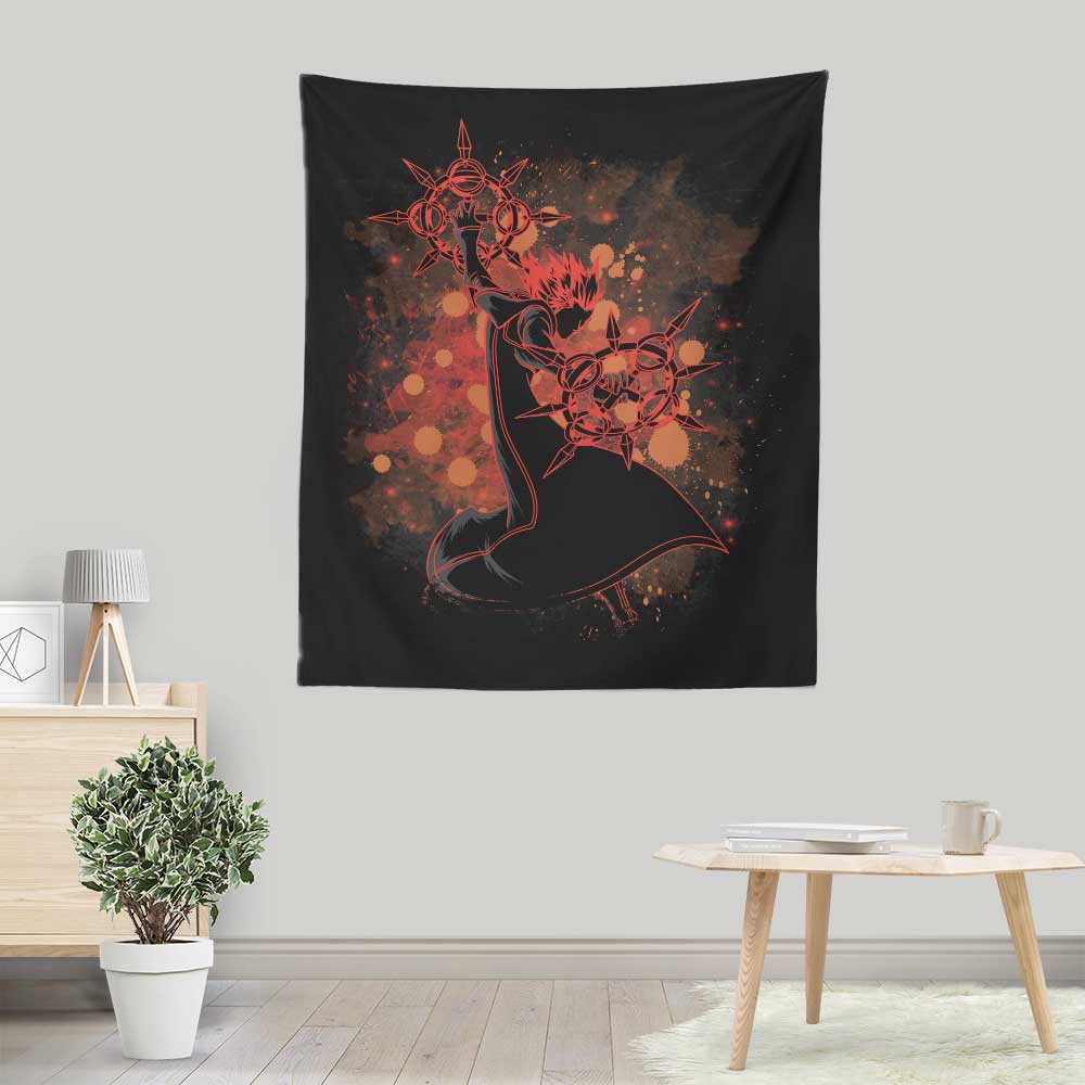 Inked Flurry - Wall Tapestry