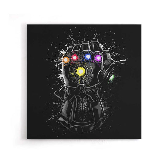 Inked Gauntlet - Canvas Print