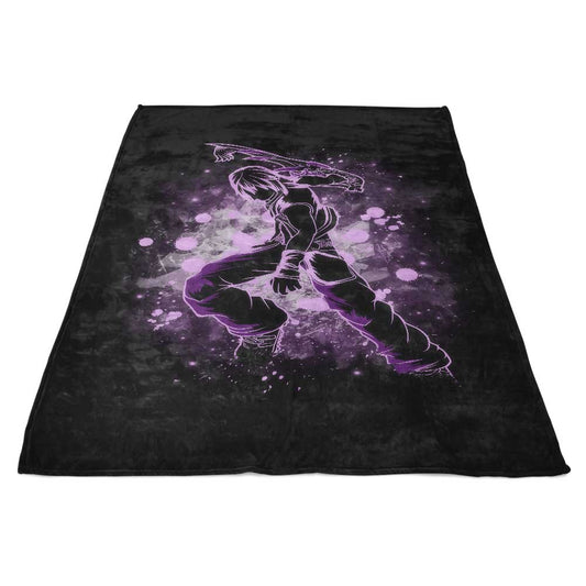 Inked Key Wielder - Fleece Blanket