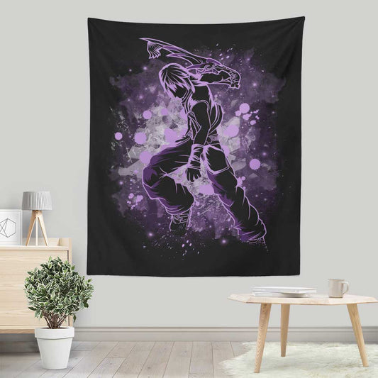 Inked Key Wielder - Wall Tapestry