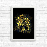 Inked Keyblade - Posters & Prints