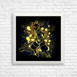 Inked Keyblade - Posters & Prints