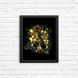 Inked Keyblade - Posters & Prints