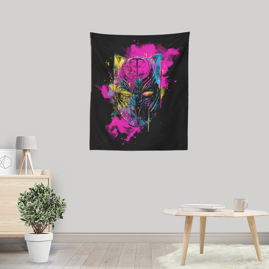 Inked Panther - Wall Tapestry