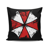 Inked Umbrella - Throw Pillow