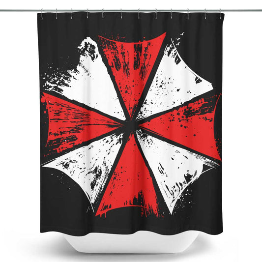 Inked Umbrella - Shower Curtain