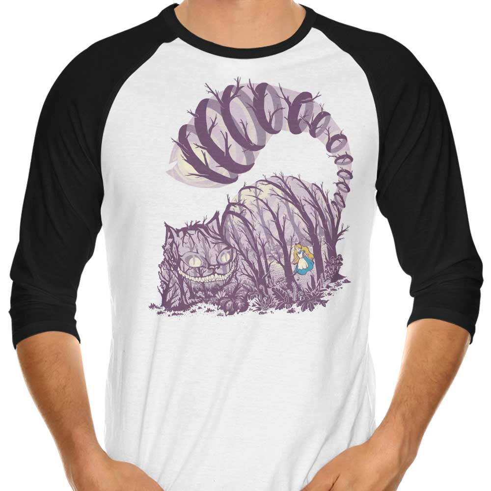 Inside Wonderland - 3/4 Sleeve Raglan T-Shirt
